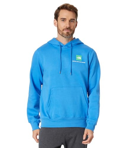 THE NORTH FACE Herren Box NSE Pullover Hoodie (Standard und Big Size), Optic Blue/Chlorophyll Green, Large von THE NORTH FACE