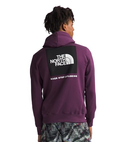 THE NORTH FACE Herren Box Never Stop Exploring Pullover Hoodie, Black Currant Purple, X-Large von THE NORTH FACE