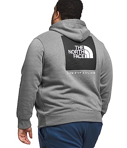 THE NORTH FACE Herren Herren Light Drew Pullover Hoodie Kapuzenpullover Sweatshirt, TNF Meld Grey Heather/TNF Black, XXXL von THE NORTH FACE