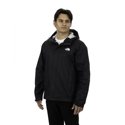The North Face Herren Venture 2 wasserdichte Regenjacke mit Kapuze (Standard und Big & Tall Size), TNF Black, XX-Large, TNF Schwarz, XX-Large von The North Face