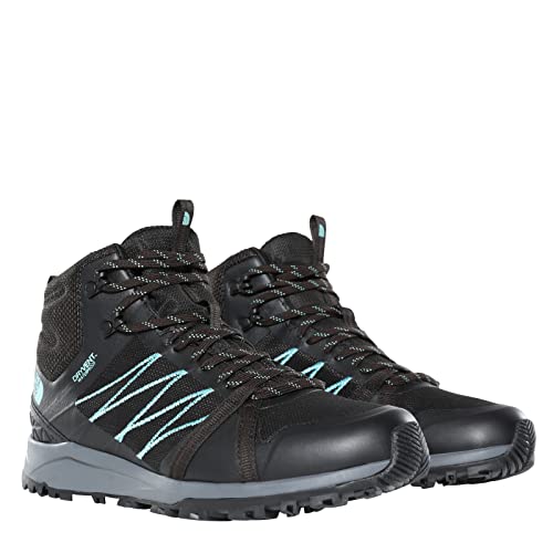 The North Face Litewave Fastpack Ii Walking-Schuh TNF Black/Aqua Splash 40.5 von THE NORTH FACE