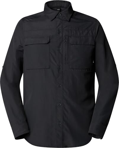 THE NORTH FACE NF0A4T184EN M L/S Sequoia Shirt T-Shirt Herren Asphalt Grey-NPF Größe XL von THE NORTH FACE