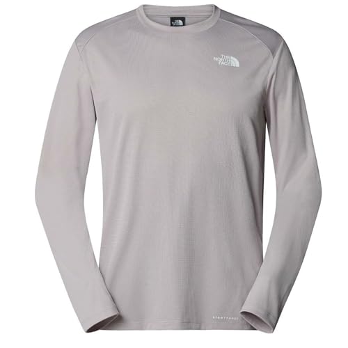 THE NORTH FACE NF0A87TV1OA M Shadow LS T-Shirt Herren Moonstone Grey Größe XXL von THE NORTH FACE