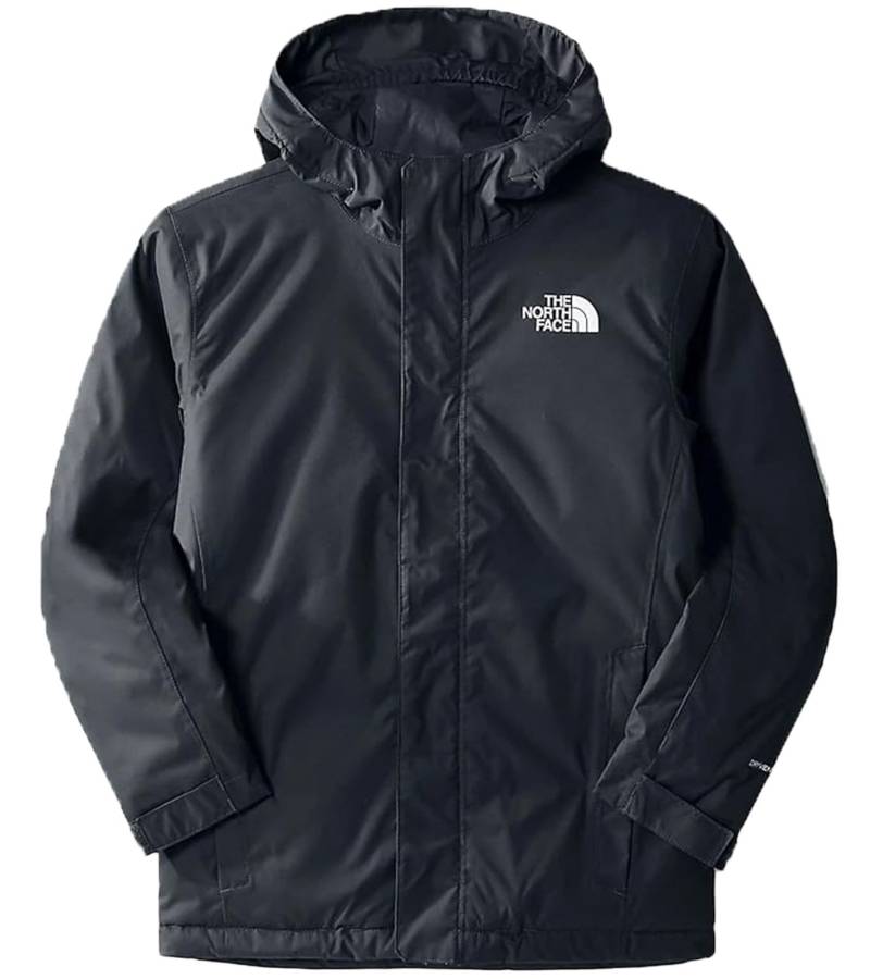 THE NORTH FACE Snowquest Kinder Winter-Jacke wasserdichte Schnee-Jacke mit Kapuze NF0A7X3NJK3 Schwarz von THE NORTH FACE