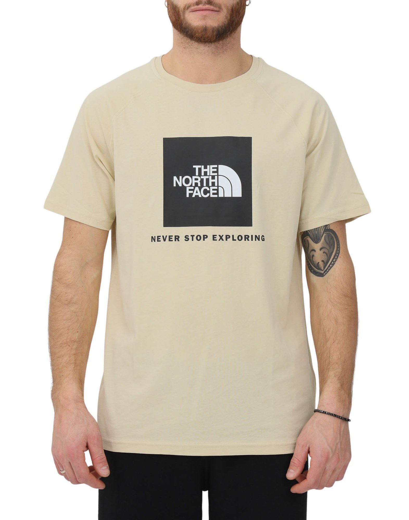 THE NORTH FACE T-shirts Herren Beige von THE NORTH FACE