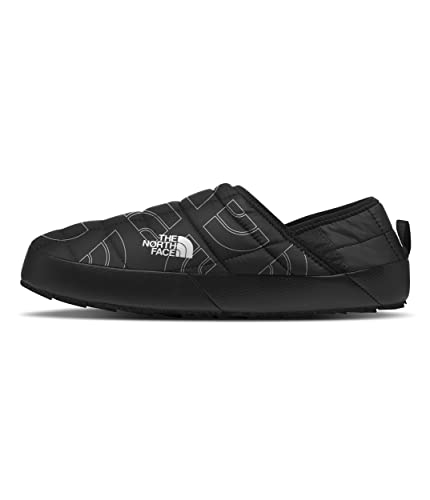 THE NORTH FACE Thermoball Traction Mule V Herren Hausschuhe, TNF Black Half Dome Outline Print/TNF Black, 41 EU von THE NORTH FACE