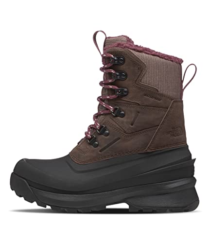 The North Face Damen Chilkat 400 Isolierter Schneestiefel, Deep Taupe / TNF Black, 38 EU von THE NORTH FACE