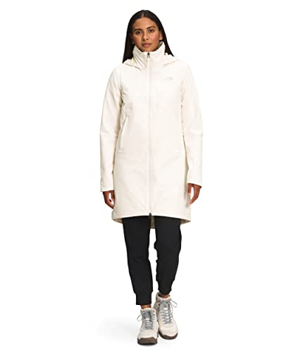 The North Face Damen Shelbe Raschel Parka Länge mit Kapuze, Gardenia Weiß, Medium von THE NORTH FACE