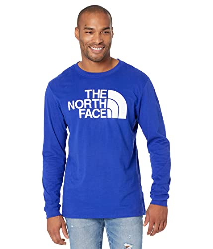 The North Face Herren T-Shirt mit halben Kuppeln, langärmelig, Lapisblau/TNF Weiß, XXL von THE NORTH FACE