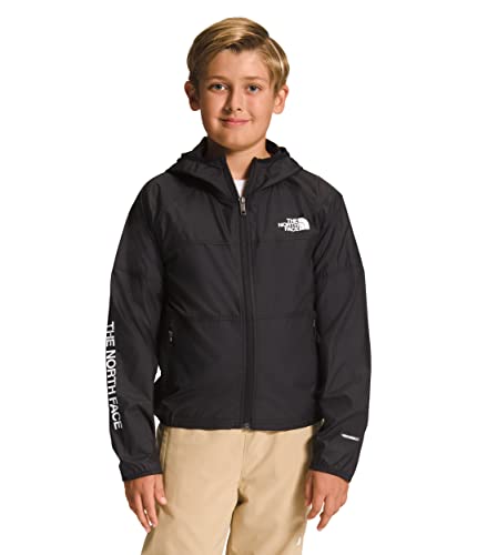 The North Face Never Stop Windjacke mit Kapuze für Jungen (kleine Kinder/große Kinder), TNF Schwarz, L von THE NORTH FACE