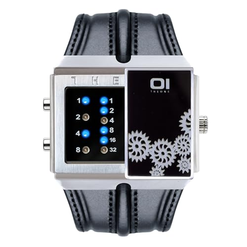 OI THE ONE Uhr Herren Binär-Armbanduhr Slider SD126B1 von THE ONE