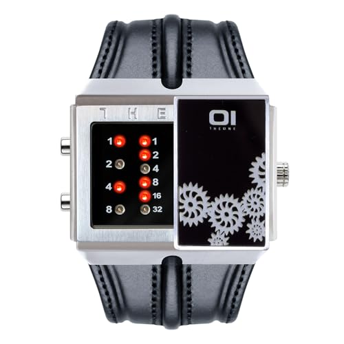OI THE ONE Uhr Herren Binär-Armbanduhr Slider SD126R1 von THE ONE