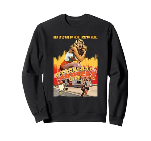 Hooters Attack of The 83ft Hooters Girl Funny B-Movie Retro Sweatshirt von THE ORIGINAL HOOTERS