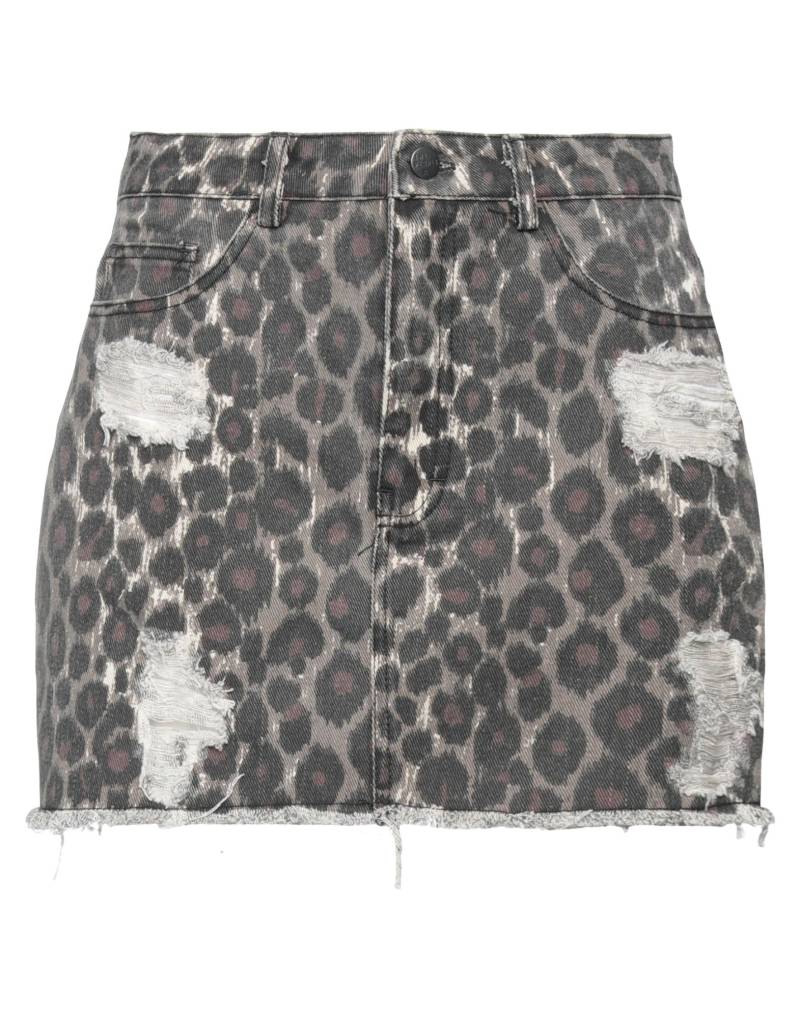 THE PEOPLE VS. Jeansrock Damen Braungrau von THE PEOPLE VS.