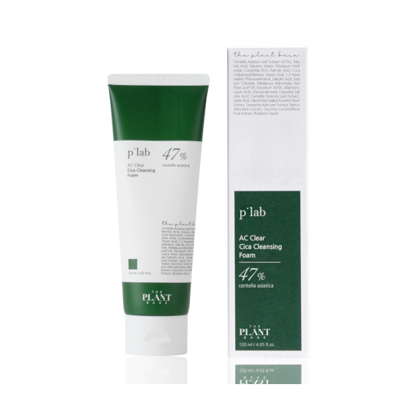 THE PLANT BASE - AC Clear Cica Cleansing Foam - 120ml von THE PLANT BASE
