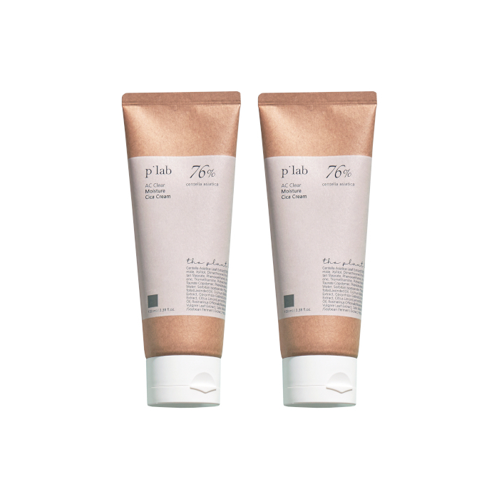 THE PLANT BASE - AC Clear Moisture Cica Cream - 100ml (2ea) Set von THE PLANT BASE