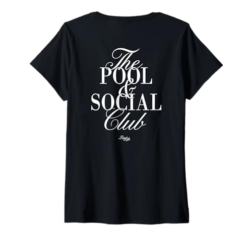 Damen The Pool and Social Club X LIVELIFE - Backprint T-Shirt mit V-Ausschnitt Damen The Pool and Social Club X LIVELIFE - Backprint T-Shirt mit V-Ausschnitt von THE POOL AND SOCIAL CLUB X LIVE LIFE CLOTHING