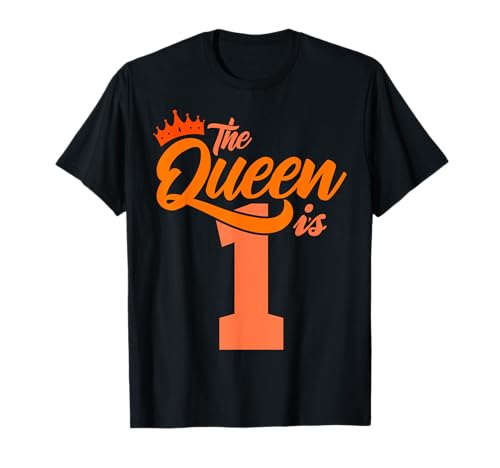 The Queen is 1st Birthday Gift Toddler Girl 1st Shirt T-Shirt The Queen is 1st Birthday Gift Toddler Girl 1st Shirt T-Shirt von THE QUEEN IS 1歳シャツ 1st Birthday Gift トドラーガール