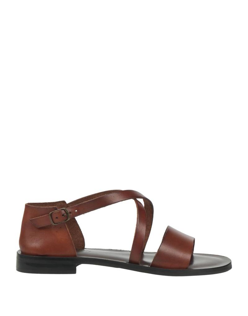 THE SANDALS FACTORY Sandale Damen Braun von THE SANDALS FACTORY