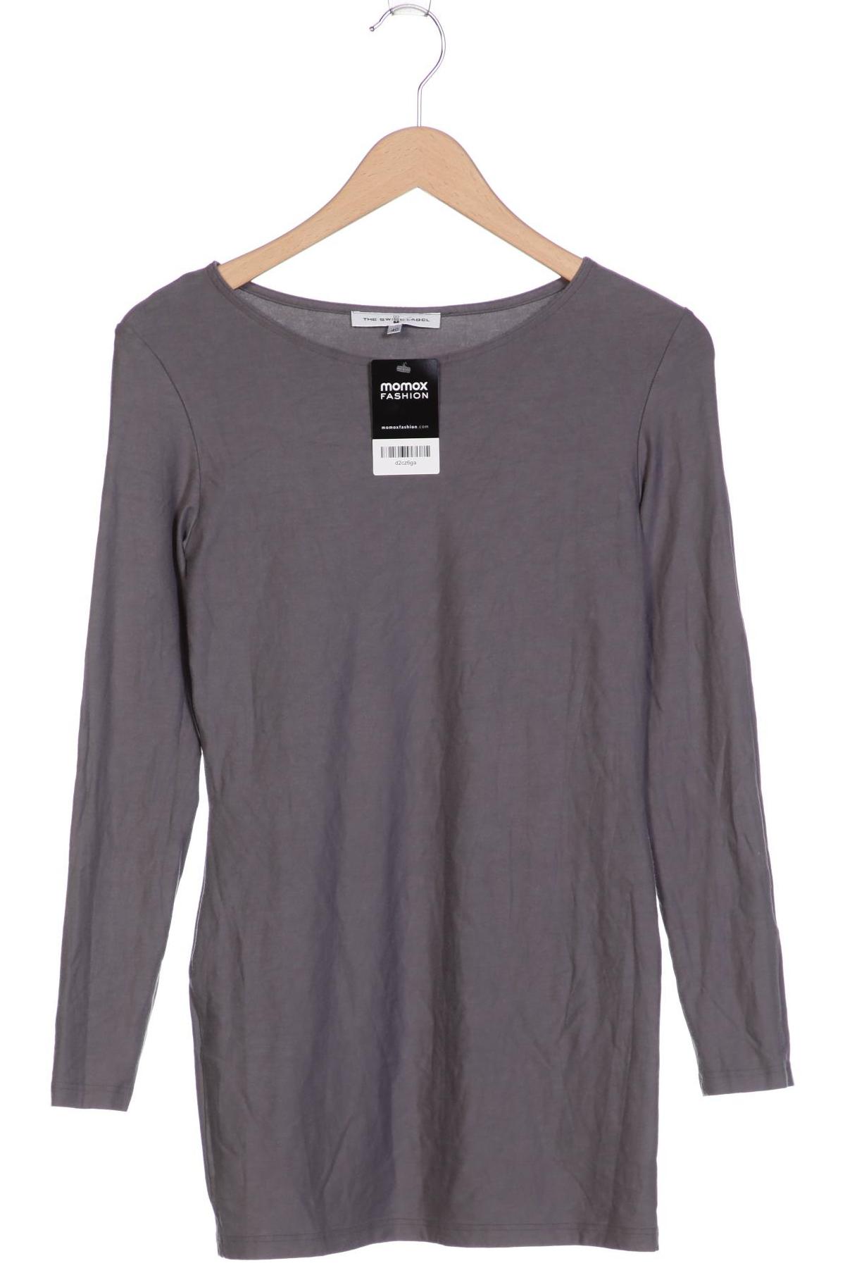 THE SWISS LABEL Damen Langarmshirt, grau von THE SWISS LABEL