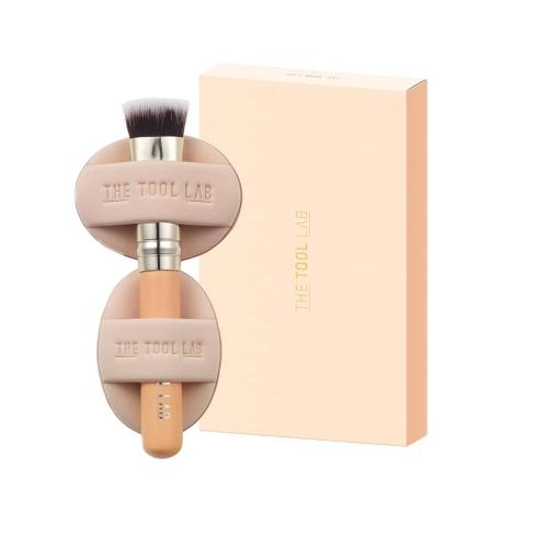 THE TOOL LAB - Skinfit Conceal Duo - 1 Brush + 2 Puff + 1 Case von THE TOOL LAB