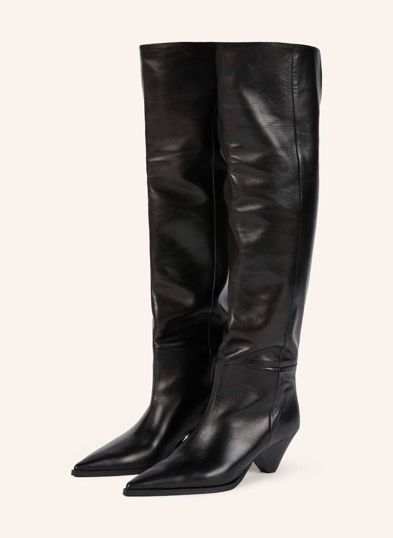 Thea Mika Overknee-Stiefel schwarz von THEA MIKA