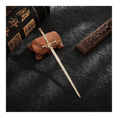 THEDAYBABY Metall-Schwert-Haarnadel für Damen, modisch, chinesisch, einfache und kreative Pfanne, Haarnadel, Schmuck, Temperament, Kopfbedeckung, Zubehör (WTS00002-1) von THEDAYBABY