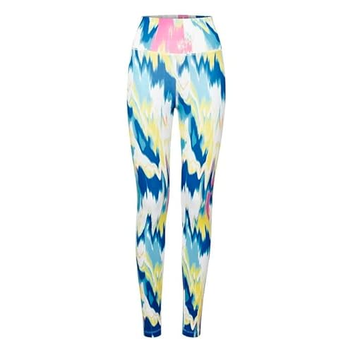 THEJOGGCONCEPT Damen JCSABELA AOP Leggings, 201876_Neon Pink Mix, XXL von THEJOGGCONCEPT