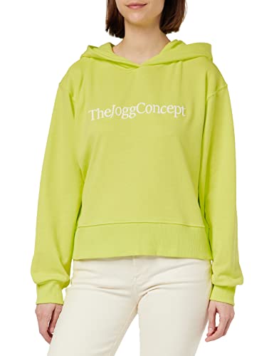 THEJOGGCONCEPT Damen JCSAFINE SH Hoodie Sweatshirt, 130645/Limeade, L von THEJOGGCONCEPT