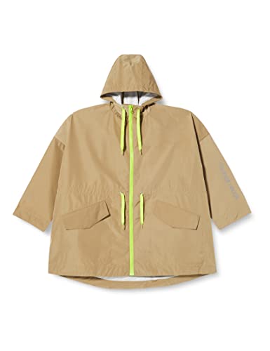 THEJOGGCONCEPT JCASUN Damen Windbreaker Übergangsjacke Regenjacke wasserabweisende Jacke mit Kapuze aufgesetzte Taschen, Größe:L/XL, Farbe:Tree House (170630) von THEJOGGCONCEPT