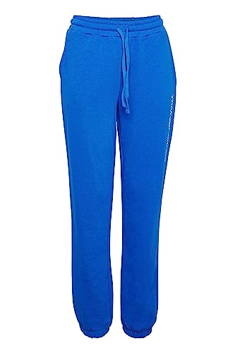 THEJOGGCONCEPT JCSafine Damen Hose Sweatshose Sporthose Jogginghose mit Kordeln Regular Fit, Größe:M, Farbe:Princess Blue (194150) von THEJOGGCONCEPT