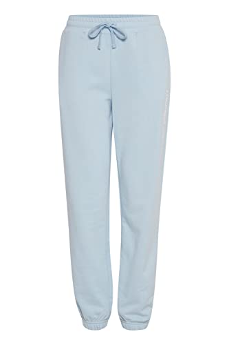 TheJoggConcept JCSafine Damen Hose Sweatshose Sporthose Jogginghose mit Kordeln Regular Fit, Größe:2XL, Farbe:Cashmere Blue (144115) von TheJoggConcept