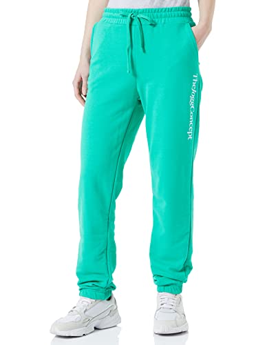 THEJOGGCONCEPT JCSafine Damen Hose Sweatshose Sporthose Jogginghose mit Kordeln Regular Fit, Größe:2XL, Farbe:Mint (165938) von THEJOGGCONCEPT