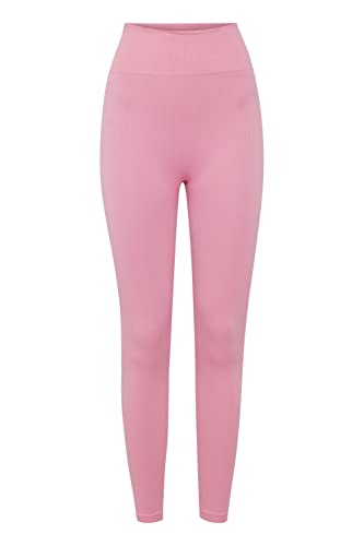 TheJoggConcept JCSahana Damen Leggings Hose Sporthose Yoga Hose elastisch Slim Fit High Waist, Größe:L/XL, Farbe:Rosebloom (152214) von TheJoggConcept