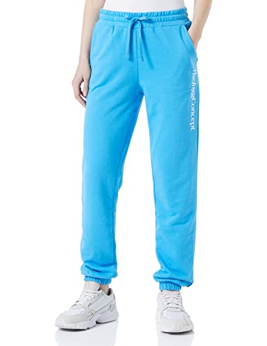 THEJOGGCONCEPT JCSafine Damen Hose Sweatshose Sporthose Jogginghose mit Kordeln Regular Fit, Größe:L, Farbe:Malibu Blue (174435) von THEJOGGCONCEPT