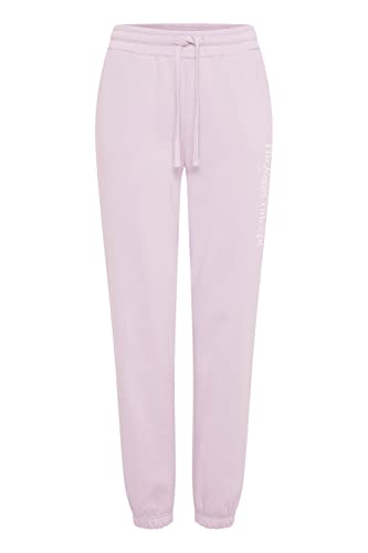 THEJOGGCONCEPT JCSafine Damen Hose Sweatshose Sporthose Jogginghose mit Kordeln Regular Fit, Größe:L, Farbe:Orchid Petal (143710) von THEJOGGCONCEPT