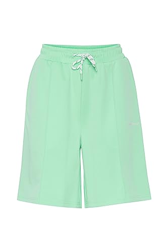 THEJOGGCONCEPT JCSima Damen Shorts Sweatsshorts Sporthose Jogginghose mit Kordeln und Print Regular Fit, Größe:2XL, Farbe:Spring Bud (146330) von THEJOGGCONCEPT