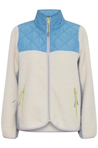 THEJOGGCONCEPT The Jogg Concept JCBERRI Damen Fleecejacke Outdoorjacke Jacke ungefüttert Stehkragen Regular Fit, Größe:L, Farbe:Allure Mix (202727) von THEJOGGCONCEPT