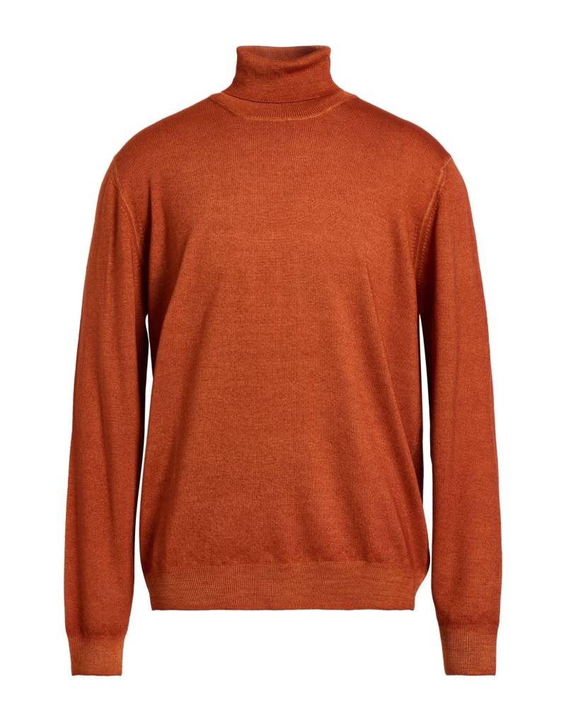 THELAND Rollkragenpullover Herren Rostrot von THELAND