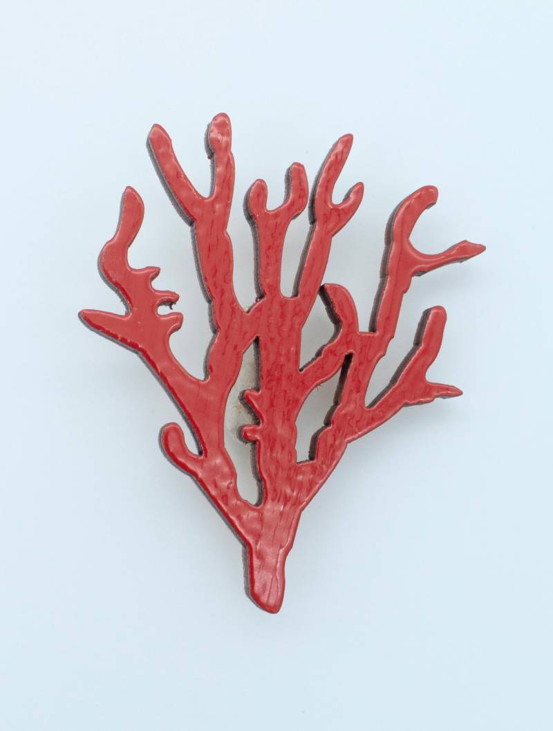 Korallenbrosche, Große Rote Brosche, Vom Meer Inspiriert, Kunst Korallenbrosche, Große Rote Brosche, Vom Meer Inspiriert, Kunst von THELMAandLOUIS
