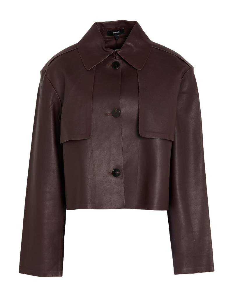 THEORY Jacke & Anorak Damen Dunkelbraun von THEORY