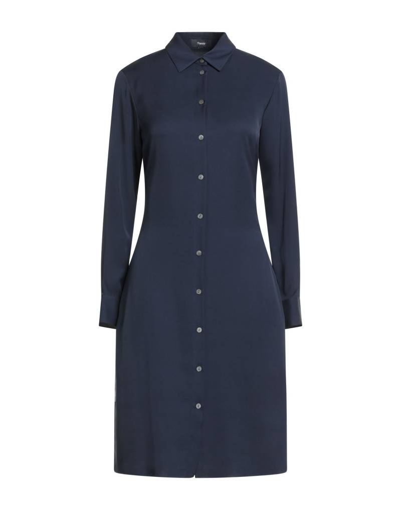 THEORY Midi-kleid Damen Marineblau von THEORY