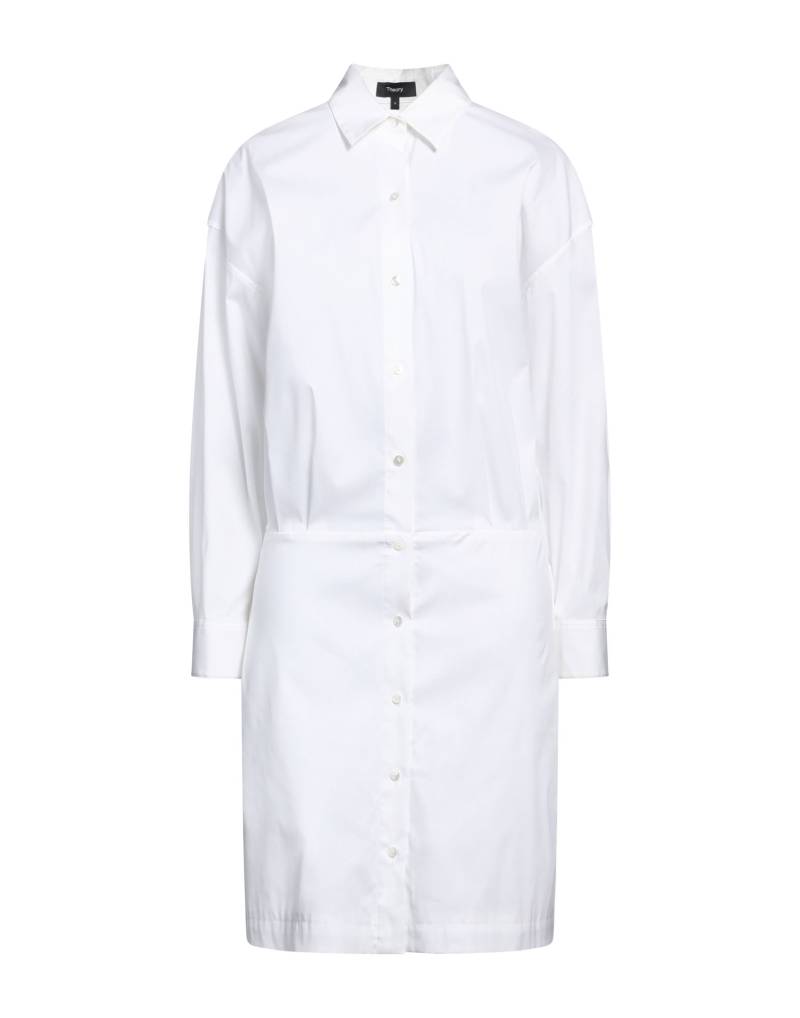 THEORY Midi-kleid Damen Weiß von THEORY
