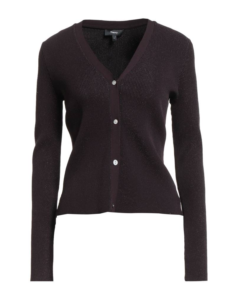 THEORY Strickjacke Damen Dunkelviolett von THEORY