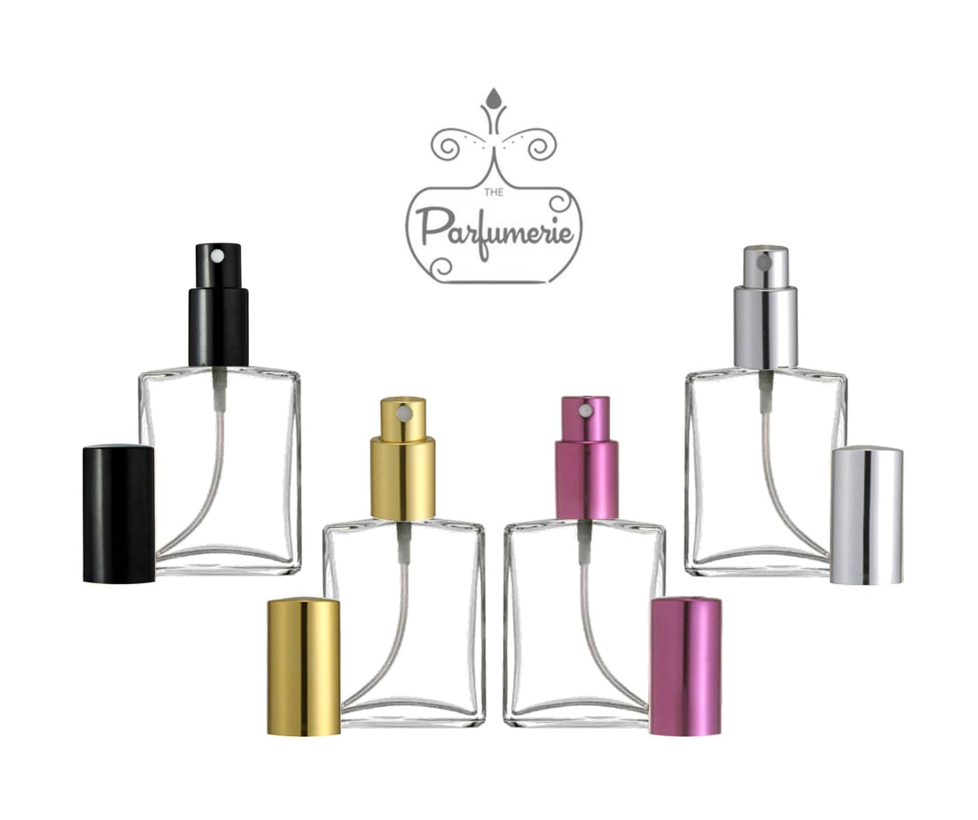 Leere Parfümflaschen, Lose Feine Nebel Zerstäuber, | Qty 12 Großhandel Parfüm, 1 Oz./30 Ml Oder 2 Oz./60 Glas Flach Rechteckig Leere Parfümflaschen, Lose Feine Nebel Zerstäuber, | Qty 12 Großhandel Parfüm, 1 Oz./30 Ml Oder 2 Oz./60 Glas Flach Rechteckig von THEPARFUMERIE