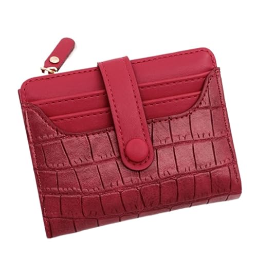 Frauen Kurze Brieftasche Kleine Leder Geldbörse Damen Karte Tasche for Frauen Kupplung Weibliche Geldbörse Geld Clip Brieftasche(Color:C2) von THEPOS