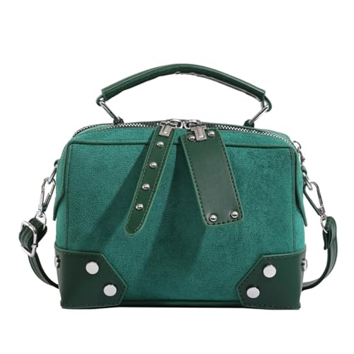 Handtasche Damen 2024 Retro Kleine Quadratische Tasche Modische Pendler Umhängetasche Umhängetasche (Color : C6, Size : 19 * 9 * 13cm) von THEPOS