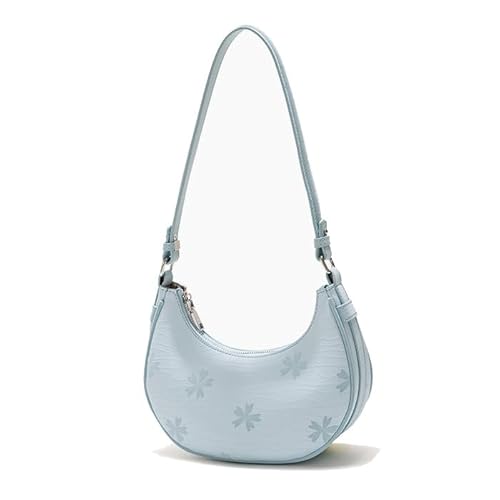 THEPOS Design Unterarm-Pendlertasche 2024, kleine, frische, modische Umhängetasche mit einer Schulter (Color : Light blue, Size : 24 * 7 * 12cm) von THEPOS