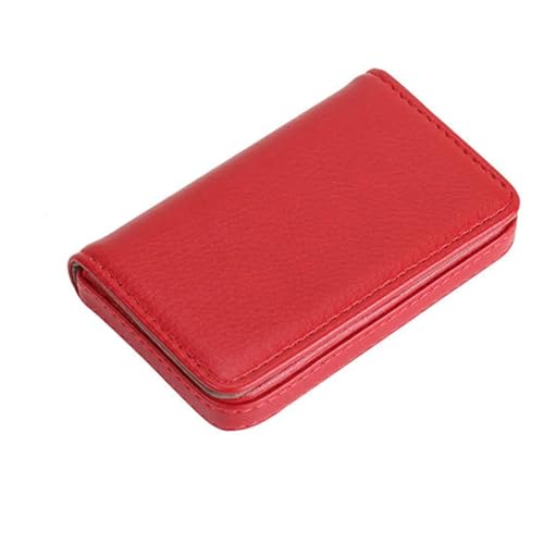 THEPOS PU-Leder + Edelstahl Herren Kreditkartenetui Damen Metall Bankkarte Kartenbox(Color:C2) von THEPOS