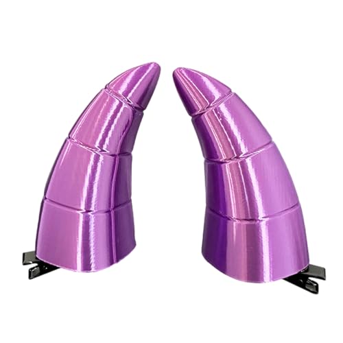 1 Paar Halloween Devil Hörner Haare Für Frauen Mädchen Hornförmige Haare Barrettes Halloween Cosplay Haarzubehör von THINCAN